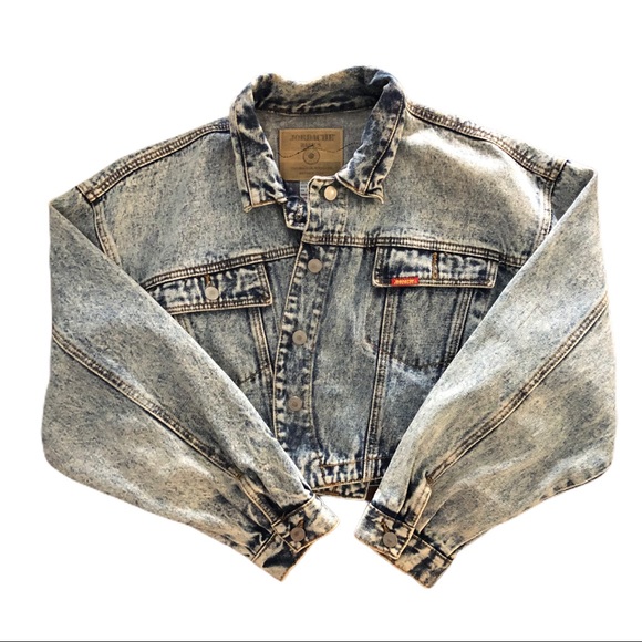 Vintage Jordache Harley Davidson Denim Jean Jacket - Picture 2 of 7